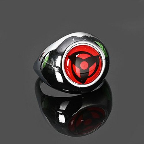 Fashion Anime Naruto Bague Akatsuki Avec Coffret - Prix pas cher