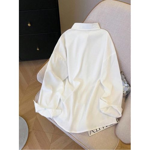 product_image_name-CALLIARA-Chemise blanche à manches longues oversize, chemise ample pour femme, idéale pour le bureau et les loisirs-5