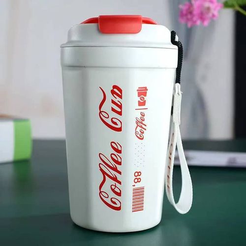 Generic Tasse à Café Thermique En Acier Inoxydable, Thermos De Voyage Et  Voiture - Prix pas cher