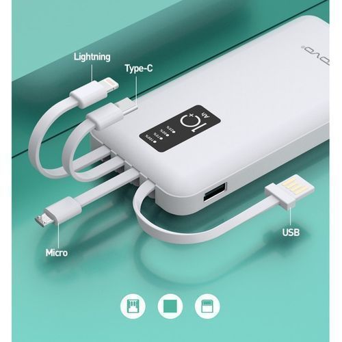 Grossiste et revendeur Power Bank multifonction 10000mAh P8589 D-POWER en  gros