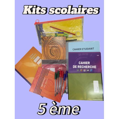 Generic kit scolaire 5 ème de 25 pièces