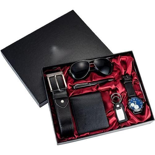 product_image_name-Fashion-6 PCS Coffret Cadeau D'affaires Avec Montre Et Portefeuille Pour Homme-2
