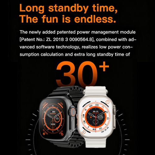 Generic Montre Connectée Ultra, Appels Bluetooth, Étanche Unisexe - image 7