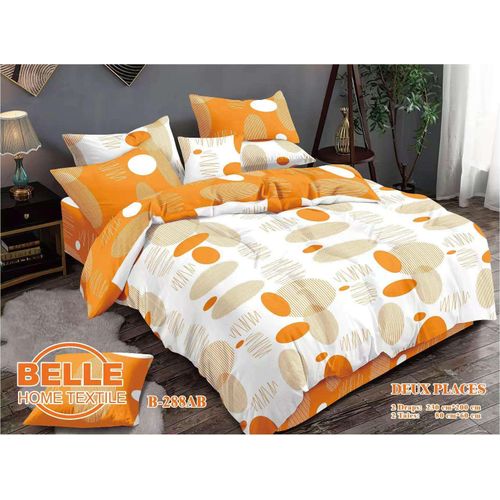 product_image_name-Belle- Lot de 2 Draps et 2 Taies - Confort et Élégance pour Lit 3 Places B-288AB-1
