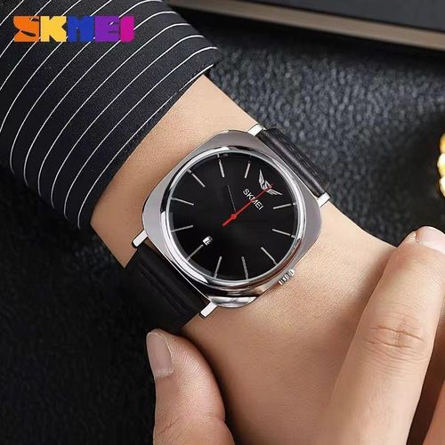product_image_name-Fashion-Montre à Quartz Imperméable Pour Hommes _ Bracelet en Cuir _ SKMEI 1884-3