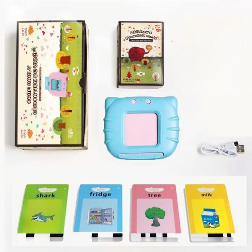 product_image_name-TiLECC-Pocket Vocab Talking Flash Cards, 2-8 Years Kids Learning - Rechargeable-2