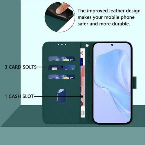 Generic Etui A Rabat Samsung Galaxy A56 / A36 + 2 Antichoc - Vert - image 4