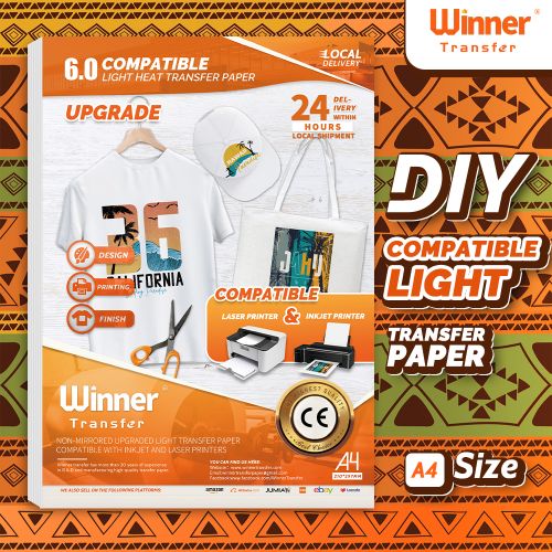 Papier transfert textile best sale pour imprimante laser