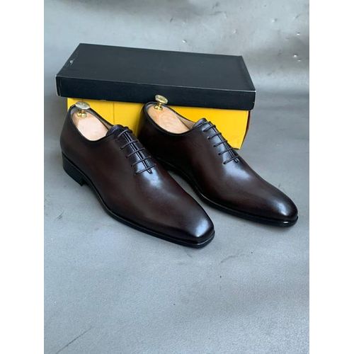 Fashion Chaussures de ville élégantes pour homme, chaussures de bureau décontractées , Soulier Pour Homme - Marron