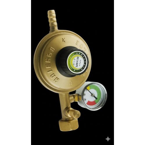 product_image_name-Generic-Régulateur de Pression Butane Détendeur Avec Indicateur à Manomètre intégré - Sécurisez vos Utilisations de Gaz avec Précision ! Or-1