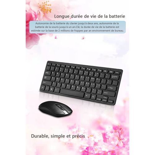 Acheter KM901 clavier souris Combo 2.4G sans fil 78 touches Mini