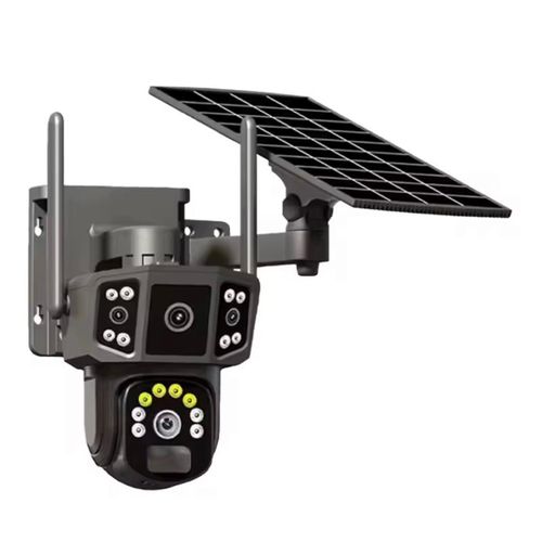 product_image_name-Generic-Caméra de Sécurité Solaire 4G SIM & WiFi – Double Objectif, Double Écran, IP65, Détection Humaine-1