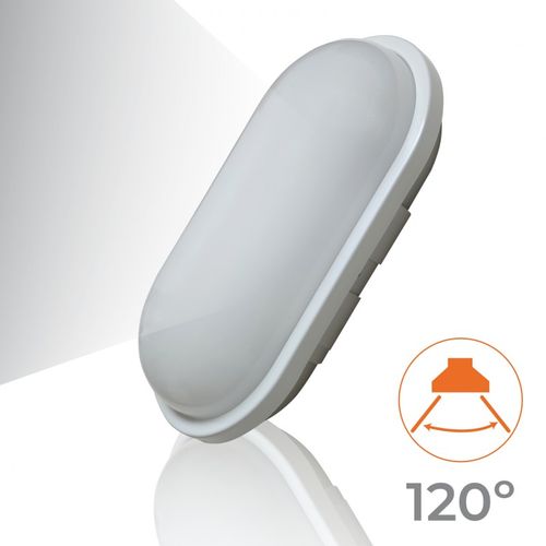 product_image_name-Generic-Applique Murale Plafonnier LED Ovale Pour Extérieur 24W Étanche-2