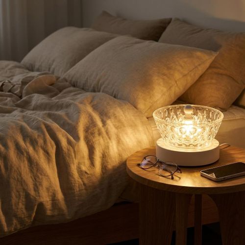 product_image_name-Generic-Lampe de Table Tactile LED en Forme de Couronne Élégante - 3 Modes de Lumière + RGB, Rechargeable USB, pour Décoration de Chambre à Coucher, Salon et Camping-7