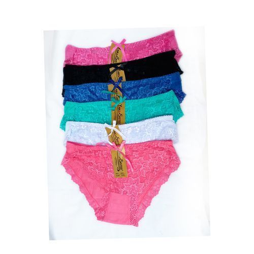 Fashion Lot De 6 Slip Femme Avec Design Multicolore Prix pas