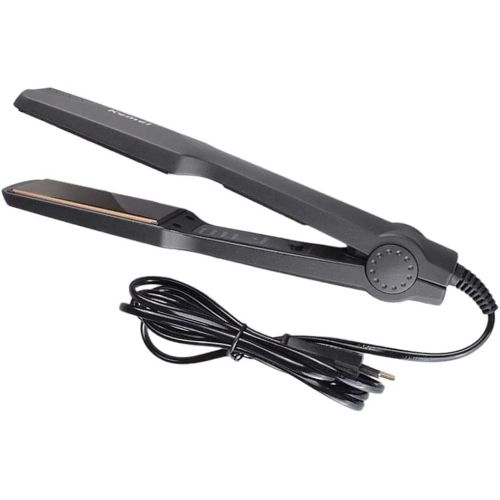 product_image_name-Kemei-Lisseur professionnel pour femmes, revêtement céramique noir - Fers à lisser et à boucler-1