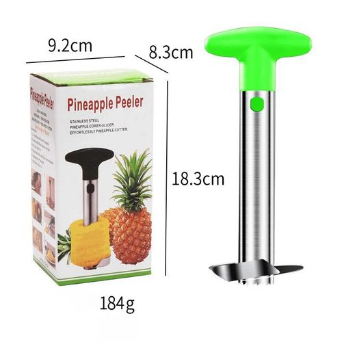 Generic Éplucheur et coupe ananas en acier inoxydable - image 7