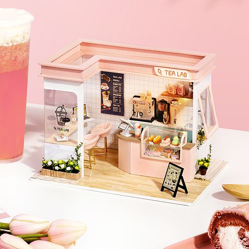 Generic Maquette à Construire Maison De Poupée Miniature Sunshine Tea  Station Cutebee - Prix pas cher