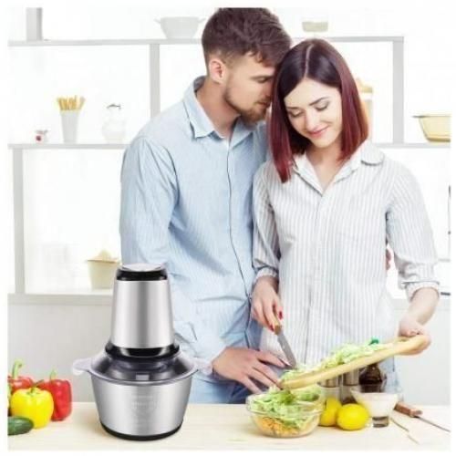 product_image_name-Generic-Hachoir Multifonction Electrique, Coupeur De Viande Et Légumes-5