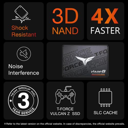 Generic SSD T-FORCE VULCAN Z 1 TERA – SATA III 2,5" 3D NAND - image 7
