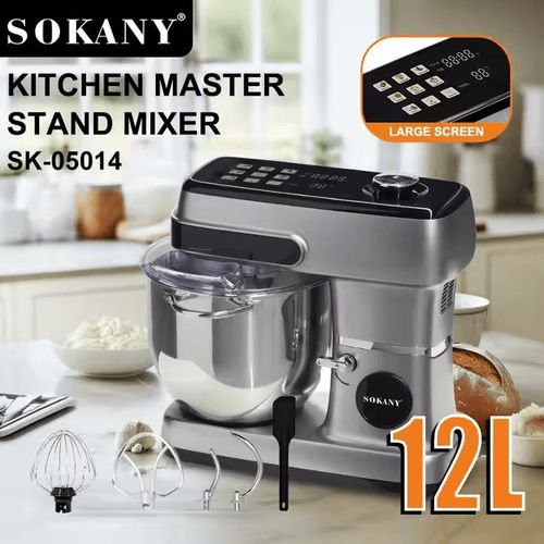 Sokany Batteur Batteuse électrique numérique 12 litres - image 3