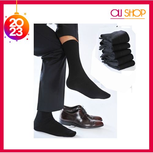 Fashion 05 Paires De Chaussettes NOIR Sans élastique Avec 90% De