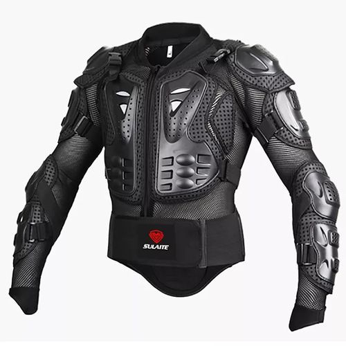 Generic ARMURE DE PROTECTION MOTO NOIR - Prix pas cher