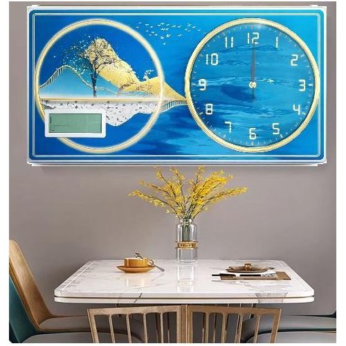 product_image_name-Generic-Horloge Murale-Tableau decorative affichage Numerique et analogique 2 EN1 -2