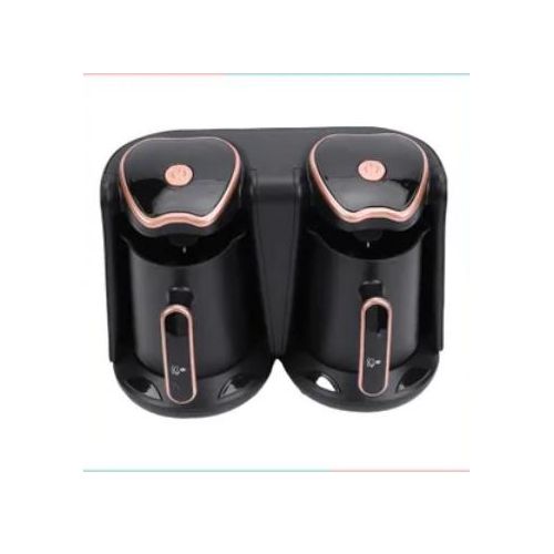 Generic Mini cafetière électrique double – Machine à café/thé - image 2