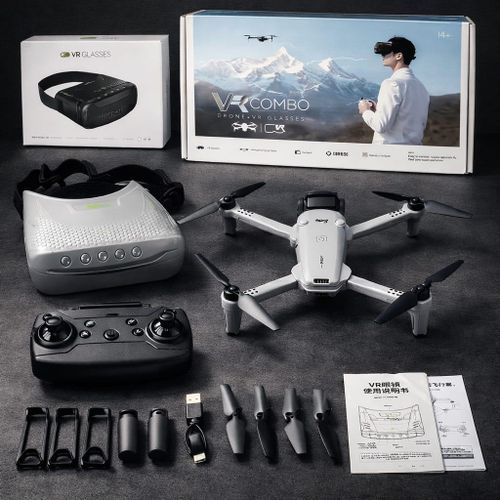 product_image_name-Gm-Pack Drone Pliable avec Casque de Réalité Virtuelle VR-Vision -2