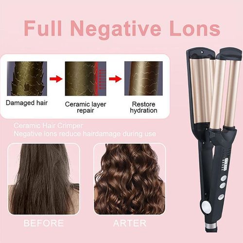 product_image_name-Generic-Fer à Onduler Professionnel LCD - 5 Températures-5