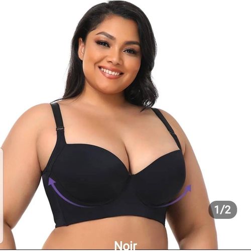 Fashion Soutien Gorge Bustier Sans Armature Et Avec De Larges Bretelles Pour Les Fortes Poitrines Prix pas cher Jumia CI