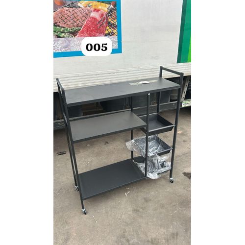 product_image_name-Generic-Étagère de rangement multifonction avec roulettes - 3 Niveaux -1