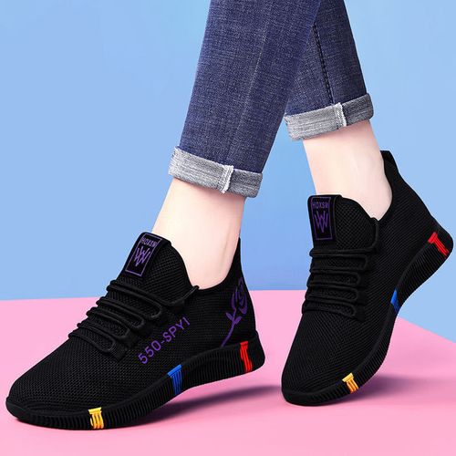 Fashion Baskets A Lacet Pour Femme DR014 Noir Violet Prix pas