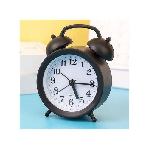 Generic Réveil Numérique Noir Compact Sonnerie Multifonction Pour Chambre horloge - image 4