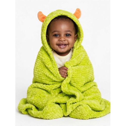 Generic Couverture Monstre Capuche Vert Fluo