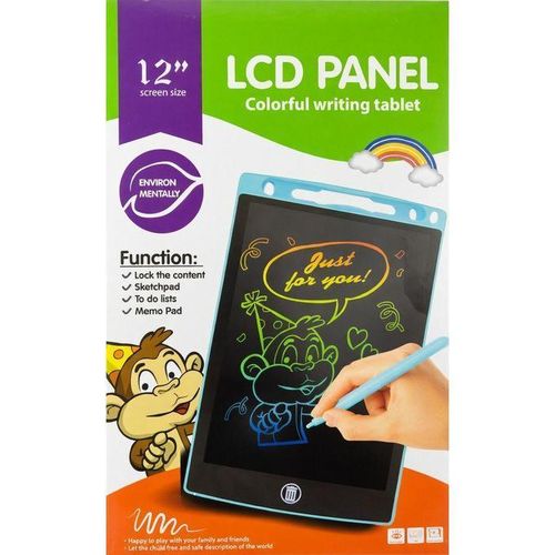 Generic Tablette d’Écriture LCD Colorée 12" – Couleur Aléatoire Selon Disponibilité
