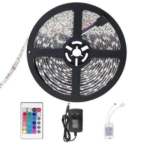 Bande Lumineuse LED RGB Ruban Décoratif 5m + Télécommande – Multicolore -  Ivoirshop - Site de vente en ligne en Côte d'ivoire