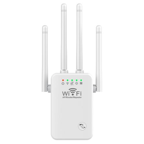 Generic Répéteur WiFi Sans Fil AP Pro, 300Mbps, Amplificateur De Signal à 4  Antennes Blanc - Prix pas cher