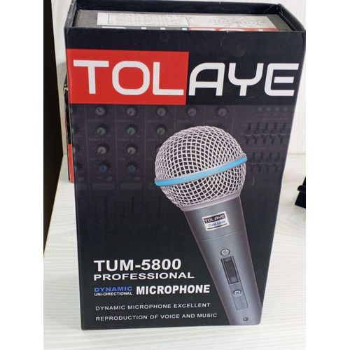 product_image_name-Generic-Microphone dynamique filaire TUM5800, corps en plastique, câble de 5 mètres-1