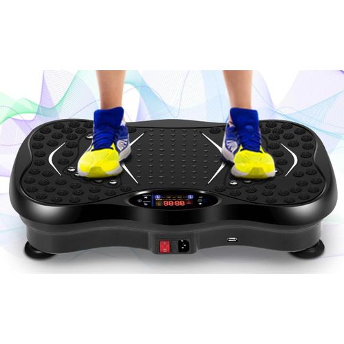 Generic Plateforme vibrante de fitness avec télécommande et bandes élastiques - image 3