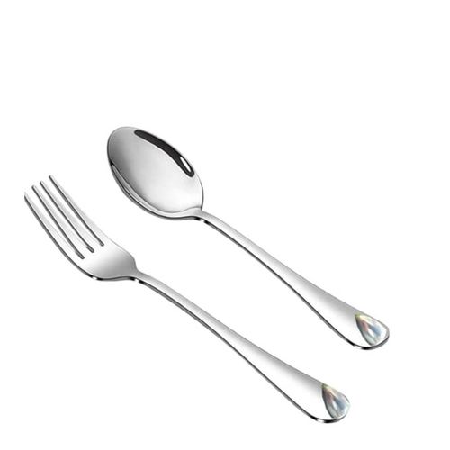 product_image_name-Generic-Lot De 12 Couverts ( 6 Cuillères Et 6 Fourchettes )-3