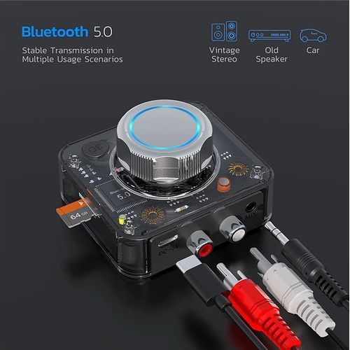 Récepteur audio Bluetooth Musique stéréo Adaptateur de système audio  Bluetooth sans fil 