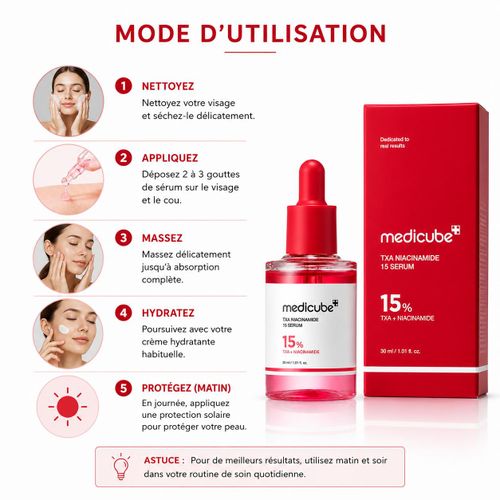 Medicube  Serum 30ml – Sérum Hydratant Éclat du Teint – Texture Légère - image 5