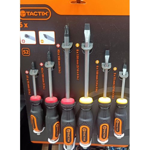 TACTIX TOURNEVIS ISOLES(lot de 6 pieces)