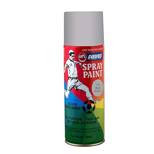 Abro Bombe Spray De Peinture Polyvalente Pour Voitures Et Motos Couleur  (Aluminium Gris, 400 Ml) 026 - Prix pas cher