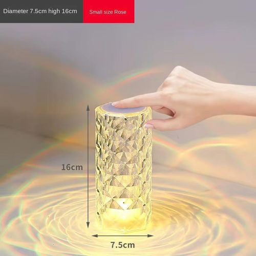 Mode Lampe LED Cristal Tactile Rechargeable – Ambiance Luxe & Moderne - image 4