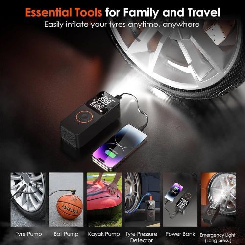 Generic Compresseur d'air portable rechargeable - image 3