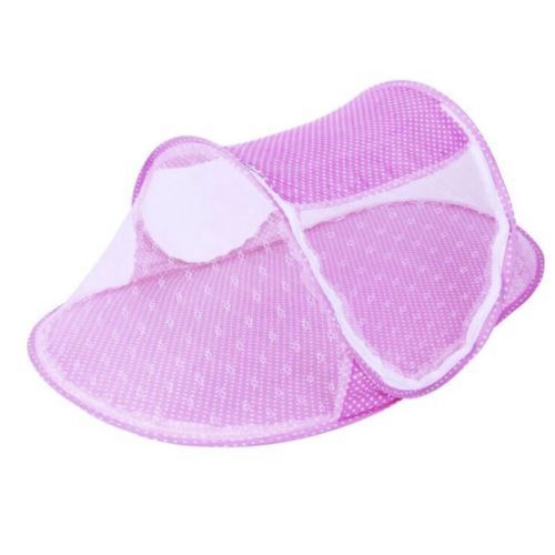 product_image_name-Generic-Berceau Bébé Portable Tente Avec Moustiquaire – Pliable – Sans Le Matelas – Rose-1