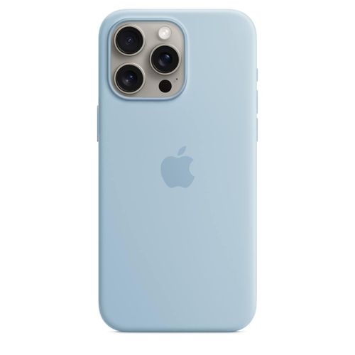 Generic coque sillicone iphone 16 pro max - bleu clair